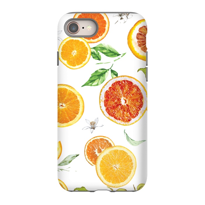 iPhone 8 StrongFit Orange slices 2 #pattern #trendy #style by Bledi