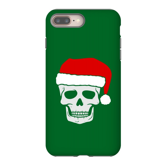 iPhone 8 plus StrongFit Santa Skull by Dhruv Narelia