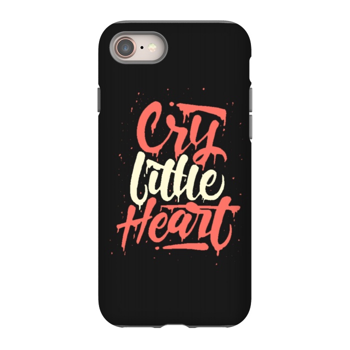 iPhone 8 StrongFit cry little heart by cowohigienis