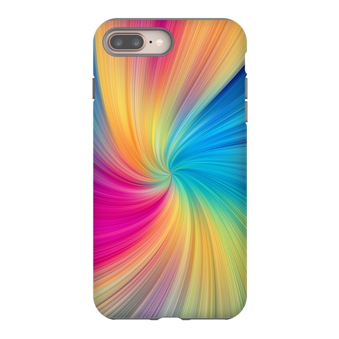 iPhone 8 plus StrongFit Rainbow Abstract Design by Art Design Works