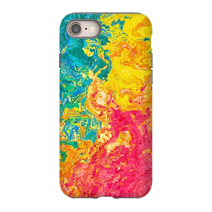 iPhone 8 StrongFit Rainbow Abstract Painting I by Art Design Works