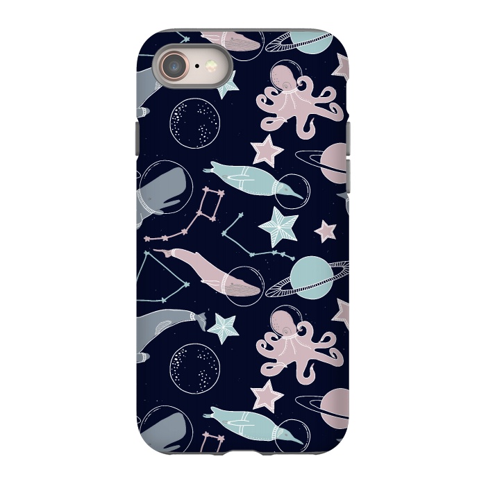 iPhone 8 StrongFit Ocean animals in space by  Utart