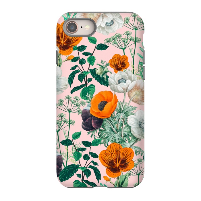 iPhone 8 StrongFit Wildflowers by Uma Prabhakar Gokhale