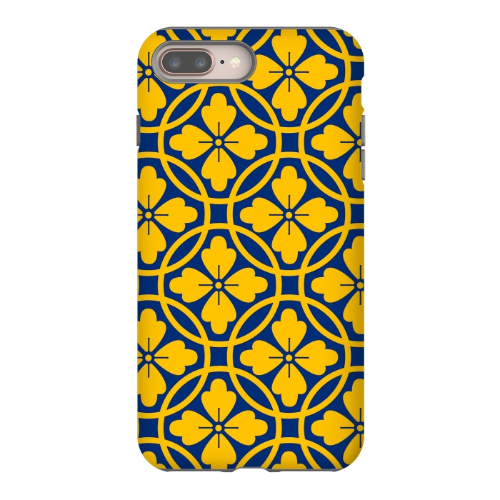 iPhone 8 plus StrongFit yellow blue cards by MALLIKA