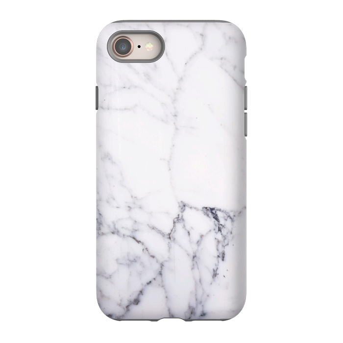 iPhone 8 StrongFit Elegant white marble by Oana 