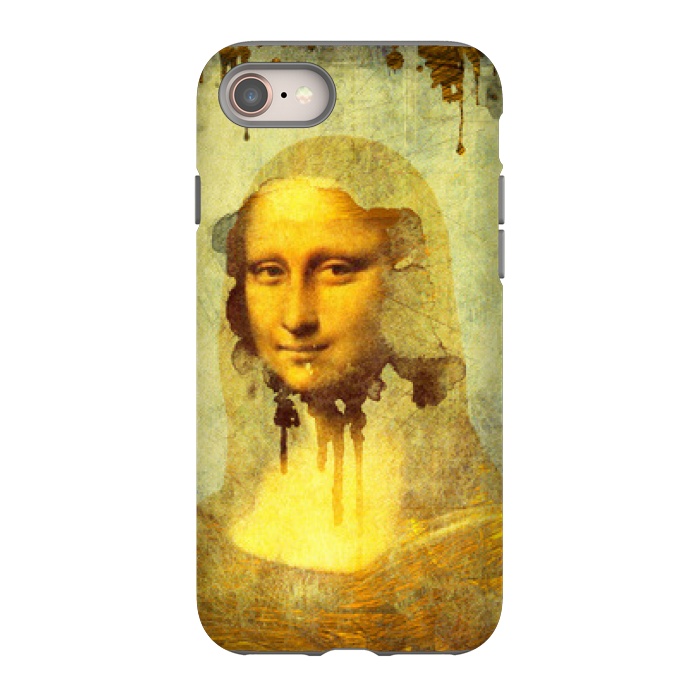 iPhone 8 StrongFit Mona Lisa's Smile by Amira EL-Fohail