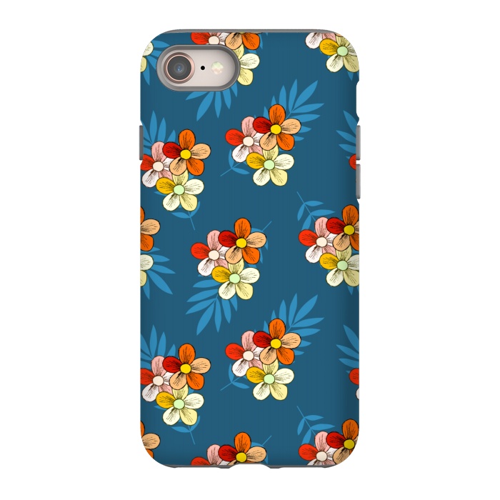 iPhone 8 StrongFit Summer Wind Floral Pattern by Creativeaxle