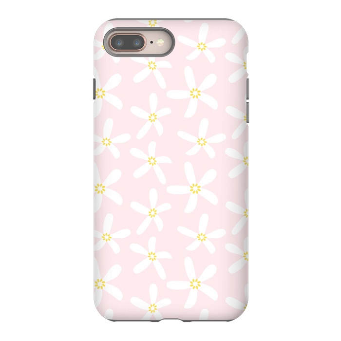 iPhone 8 plus StrongFit Daisies by  Utart