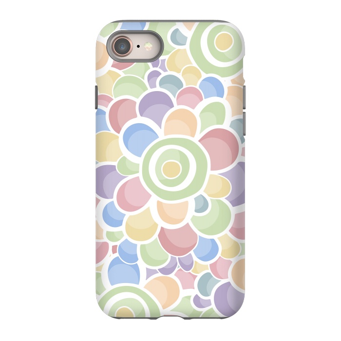 iPhone 8 StrongFit Pastel Bubble Flower by Majoih