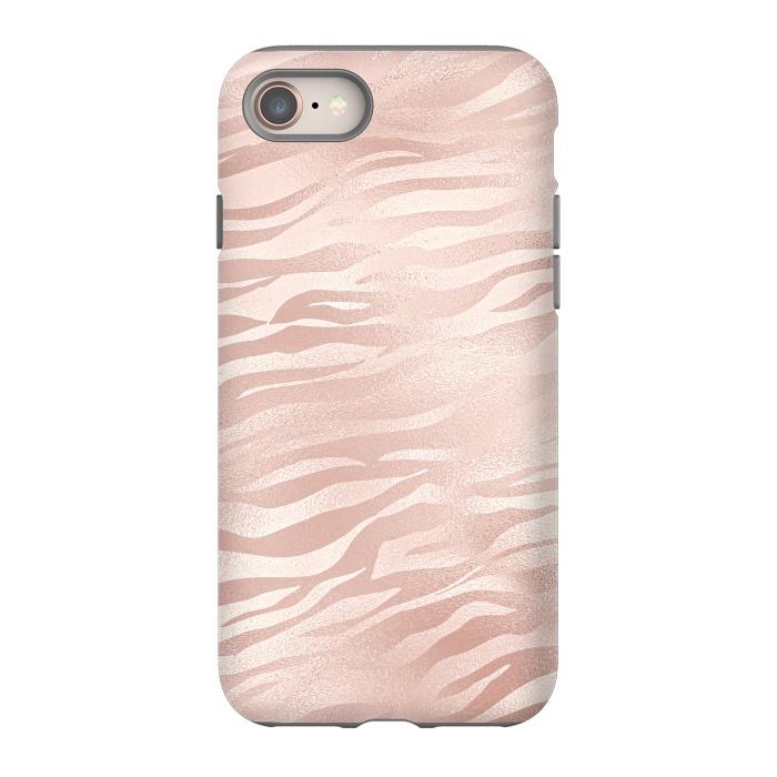iPhone 8 StrongFit Rose Gold Tiger by  Utart