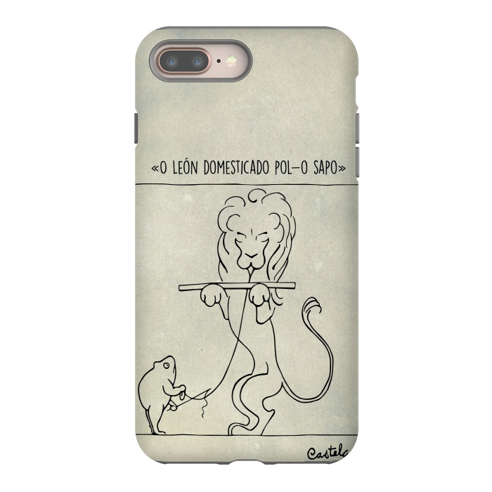 iPhone 8 plus StrongFit O León domesticado pol-o sapo by Carlos Maciel
