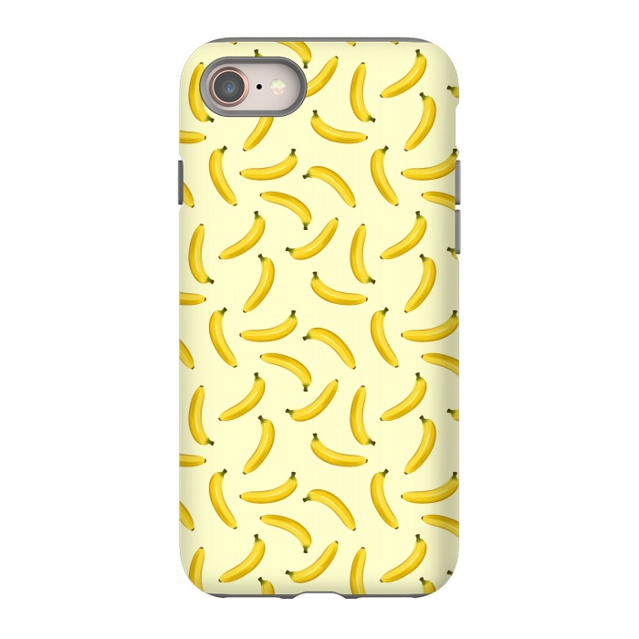 iPhone 8 StrongFit Bananas Exotic Fruits Seamless Pattern  by BluedarkArt