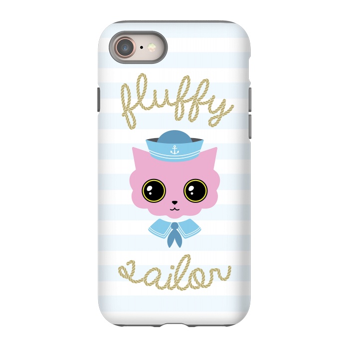 iPhone 8 StrongFit Fluffy sailor by Laura Nagel