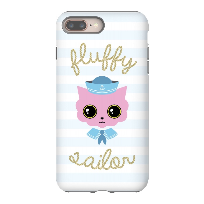 iPhone 8 plus StrongFit Fluffy sailor by Laura Nagel