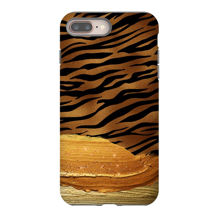 iPhone 8 plus StrongFit Hot Tiger Skin  by  Utart