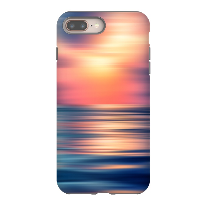 iPhone 8 plus StrongFit Abstract Sunset II by Art Design Works