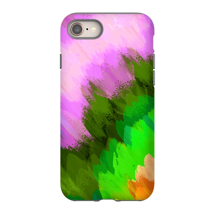 iPhone 8 StrongFit Watercolor waterfall, nature by Bledi