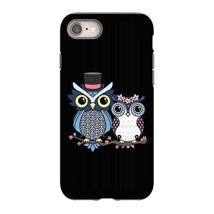 iPhone 8 StrongFit Owl love  by Laura Nagel
