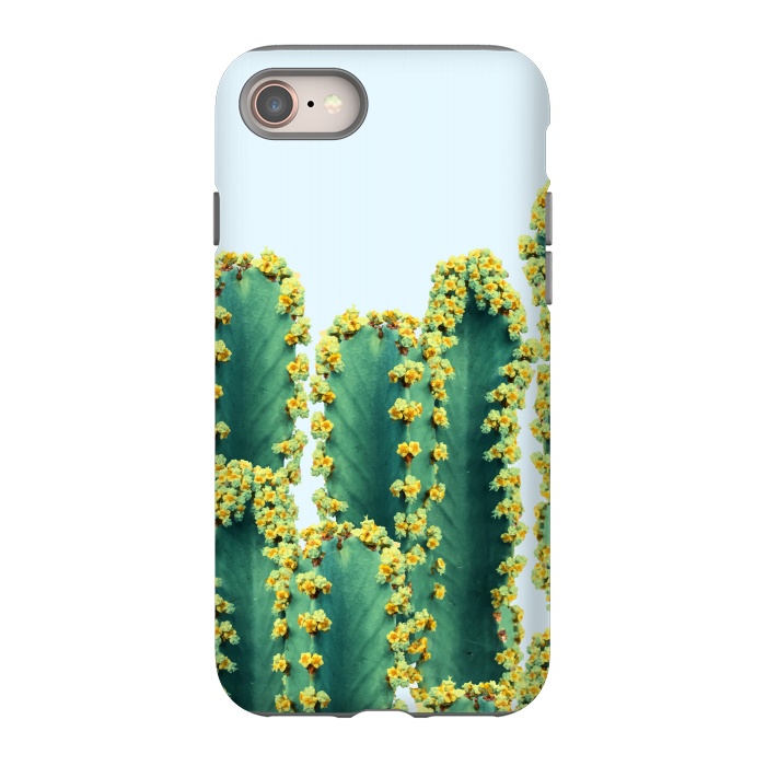 iPhone 8 StrongFit Adorned Cactus by Uma Prabhakar Gokhale