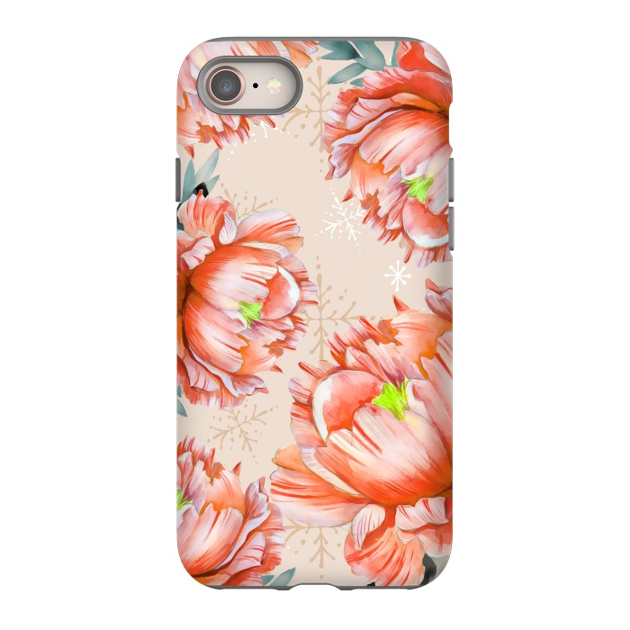 iPhone 8 StrongFit Lovely Peony by Creativeaxle