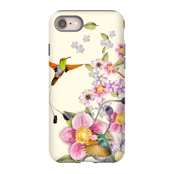 iPhone 8 StrongFit Tropical Kingfisher by Creativeaxle