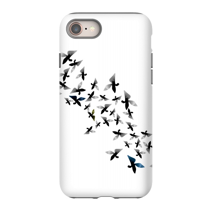 iPhone 8 StrongFit Origami Birds by Amaya Brydon