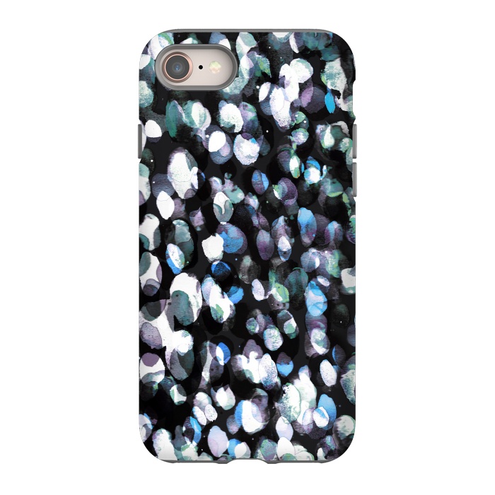 iPhone 8 StrongFit Watercolor spotted abstract art by Oana 
