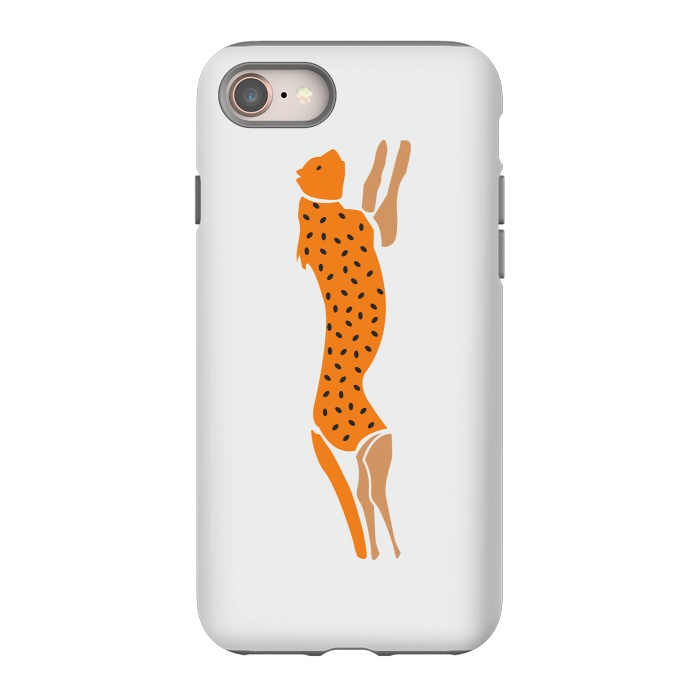 iPhone 8 StrongFit Running Cheetah by Creativeaxle
