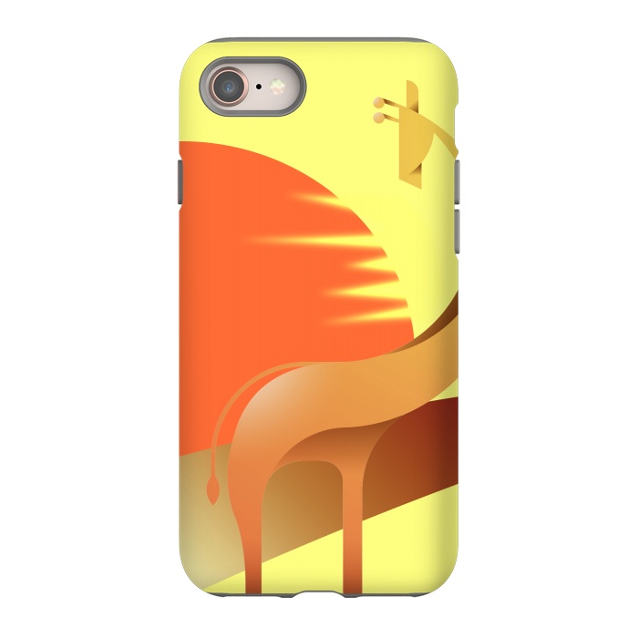 iPhone 8 StrongFit Giraffe by Carlos Maciel