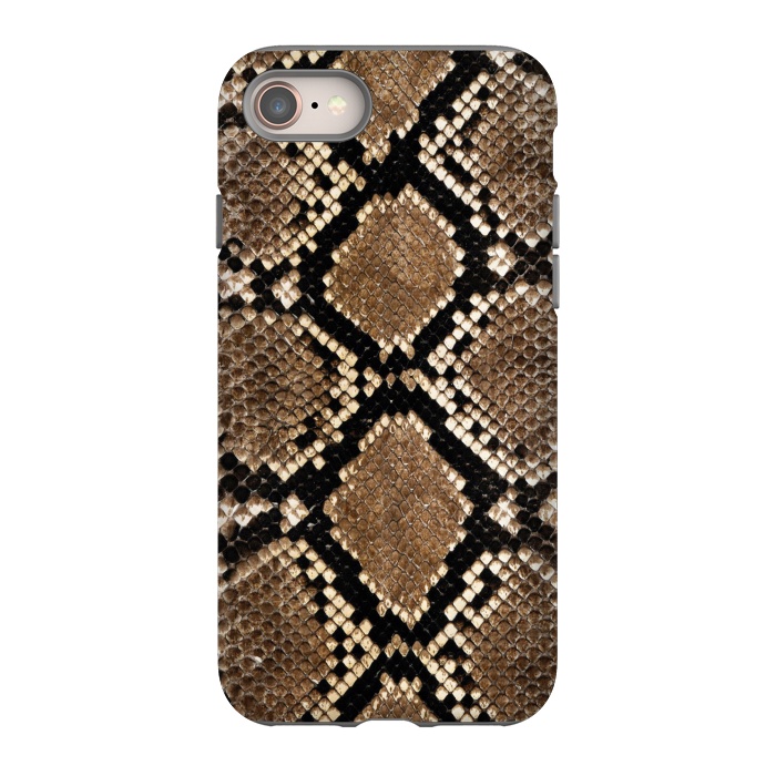 iPhone 8 StrongFit Snake Skin by Carlos Maciel