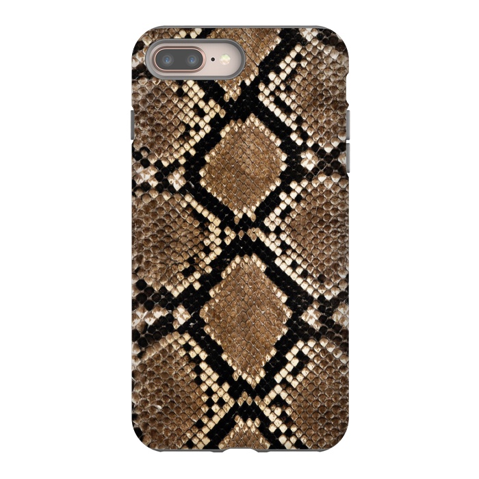 iPhone 8 plus StrongFit Snake Skin by Carlos Maciel