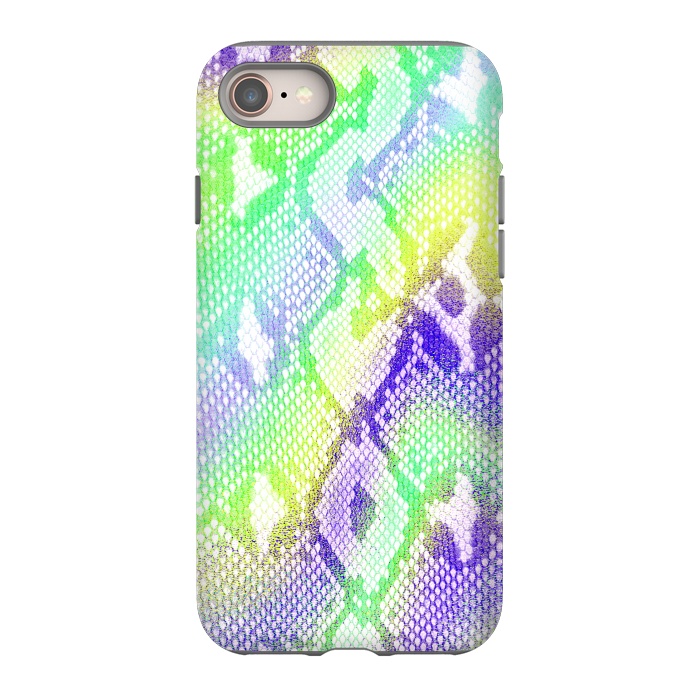 iPhone 8 StrongFit Iridiscent Snake by Carlos Maciel