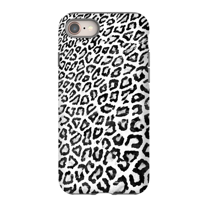 iPhone 8 StrongFit Leopard print perspective effect by Oana 