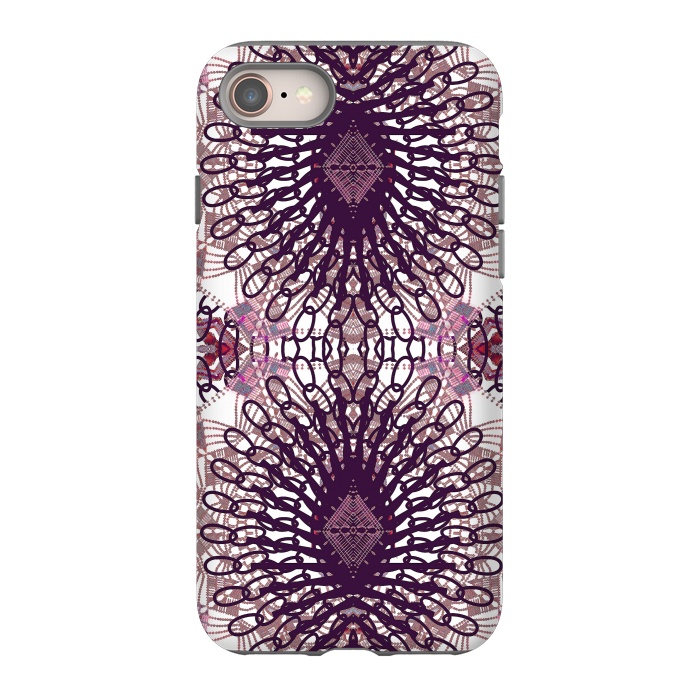 iPhone 8 StrongFit Ethnic lace and embroidery mandalas by Oana 