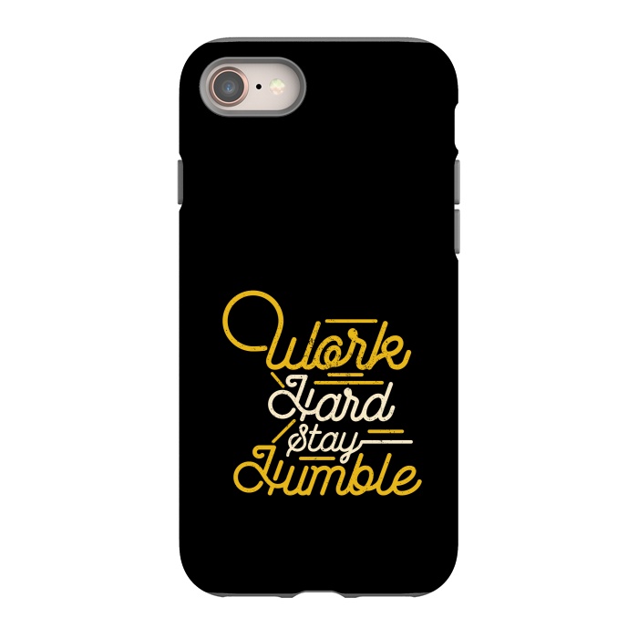 iPhone 8 StrongFit work hard stay humble  by TMSarts