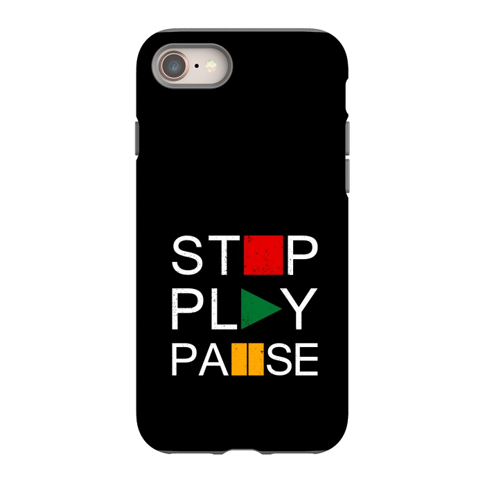 iPhone 8 StrongFit stop play pause by TMSarts