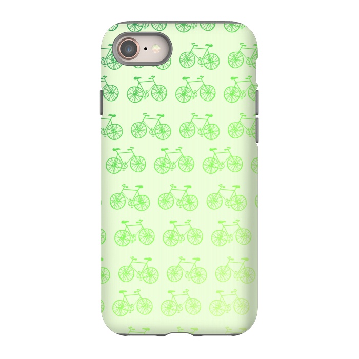 iPhone 8 StrongFit Green Bikes by Carlos Maciel
