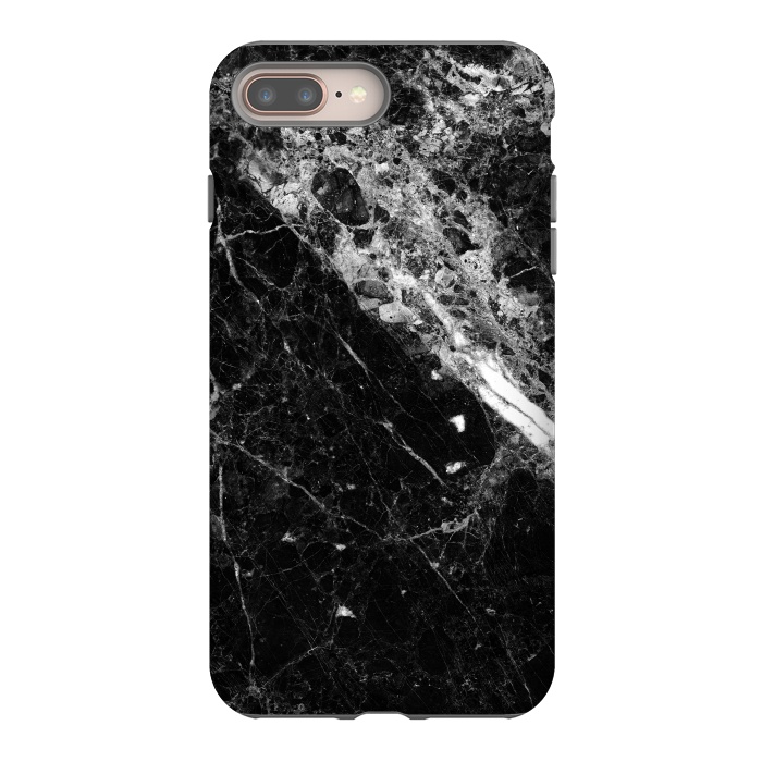 iPhone 8 plus StrongFit Dark Marble 003 by Carlos Maciel