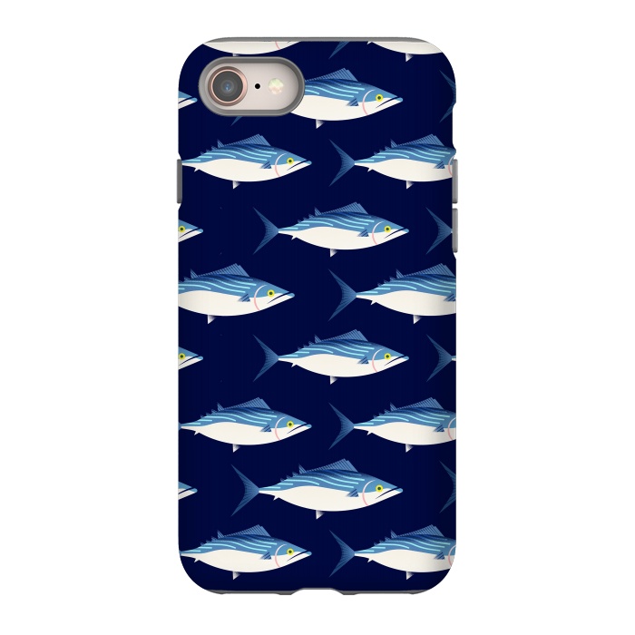 iPhone 8 StrongFit Fish Pattern by Carlos Maciel