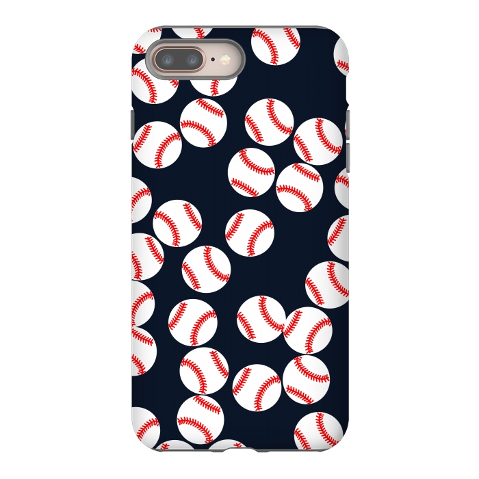 iPhone 8 plus StrongFit Cute Baseball Print by Karolina