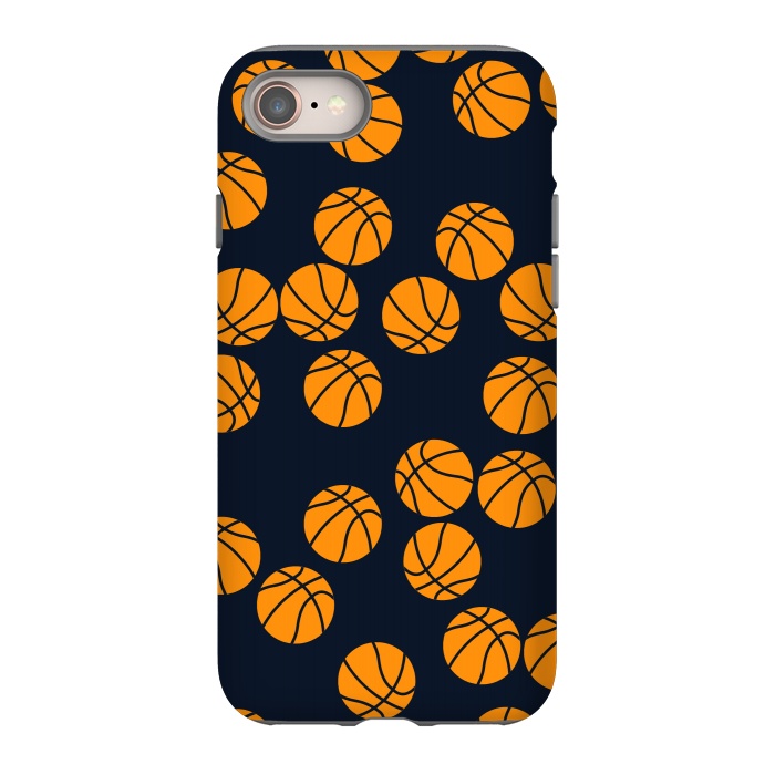 iPhone 8 StrongFit Cute Basketball Print by Karolina