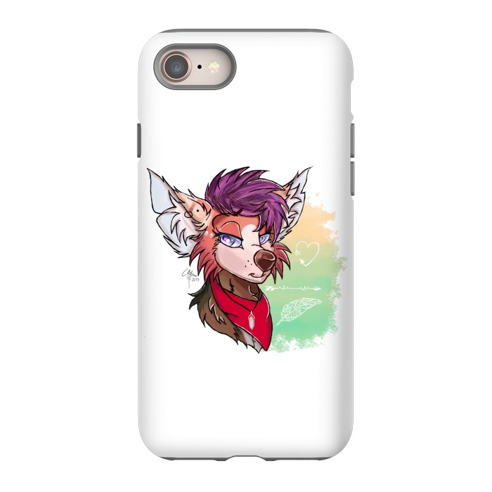 iPhone 8 StrongFit Furry Punk by Chiterra