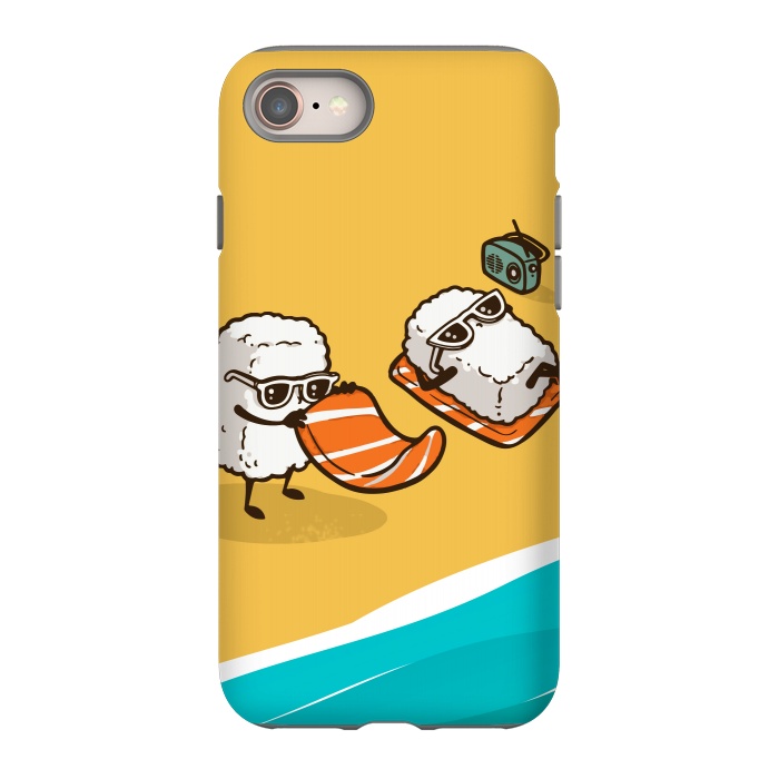 iPhone 8 StrongFit Sushi Beach by Carlos Maciel