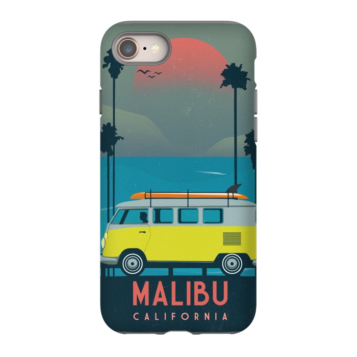 iPhone 8 StrongFit Malibu by Carlos Maciel