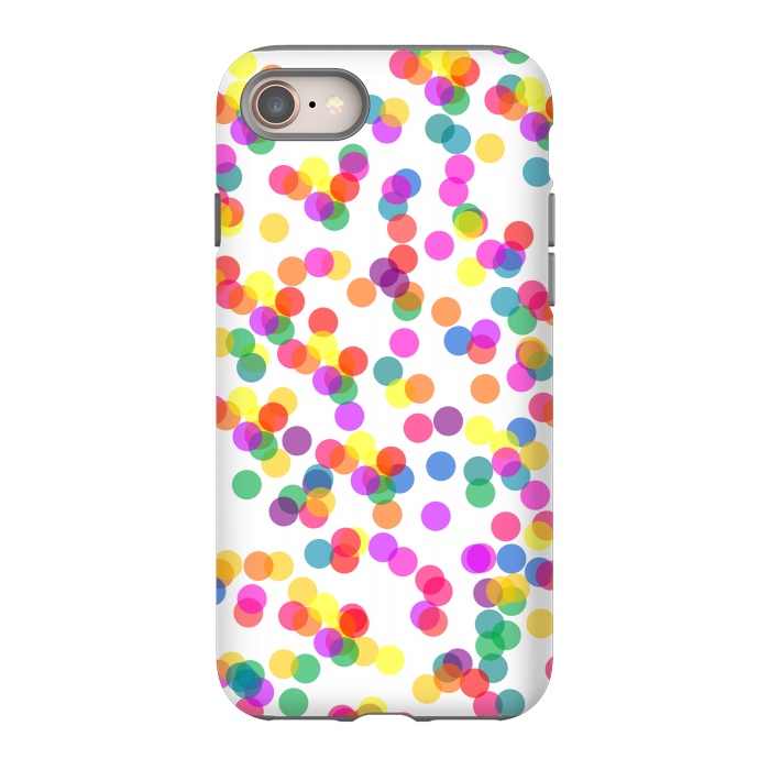 iPhone 8 StrongFit Colorful Confetti by Karolina