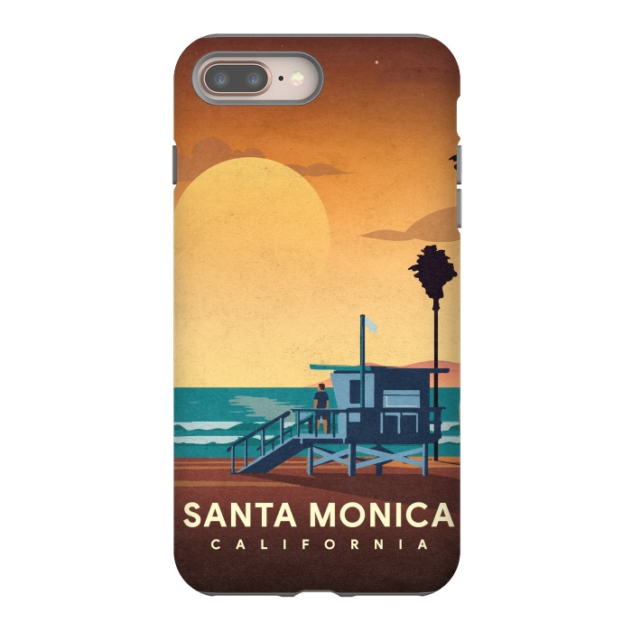 iPhone 8 plus StrongFit Santa Monica by Carlos Maciel