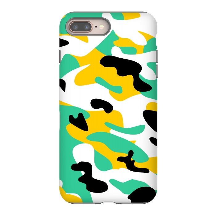 iPhone 8 plus StrongFit Camouflage by Dhruv Narelia