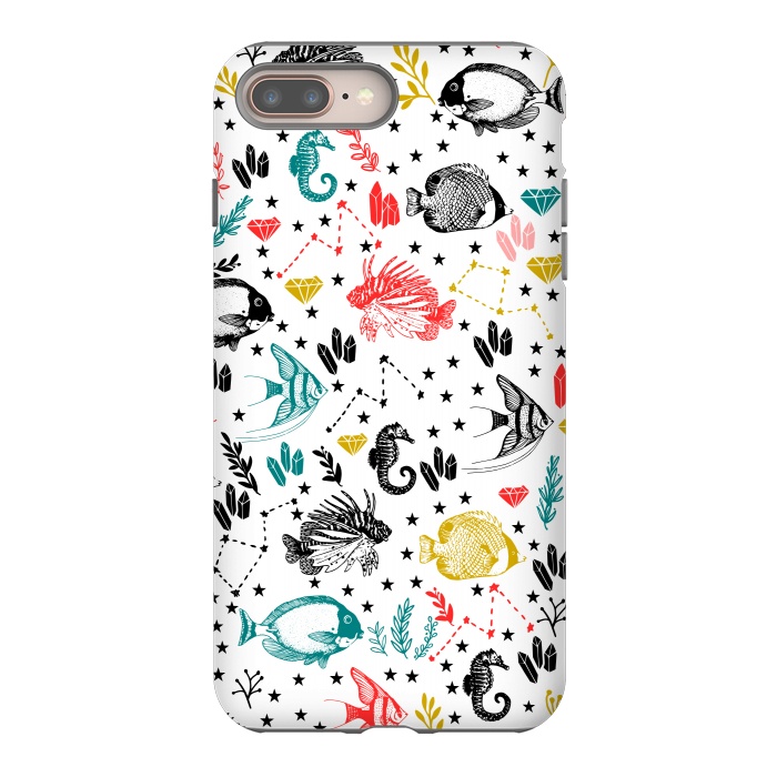 iPhone 8 plus StrongFit Tropical Fish by Karolina