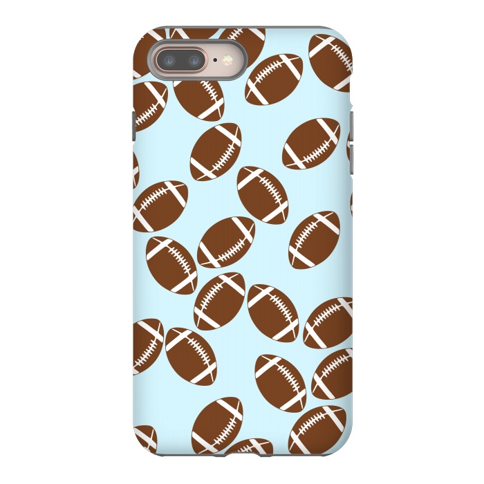 iPhone 8 plus StrongFit Football Pattern by Karolina