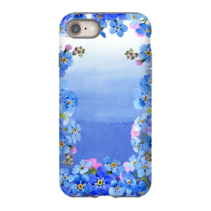 iPhone 8 StrongFit Forget me not - Floral Spring Dream by  Utart